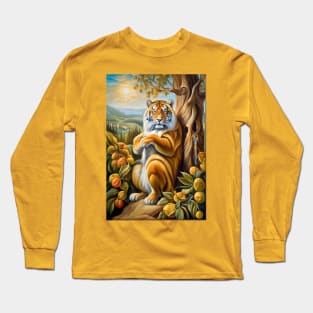 Majestic Reverie: Tiger's Oasis Long Sleeve T-Shirt